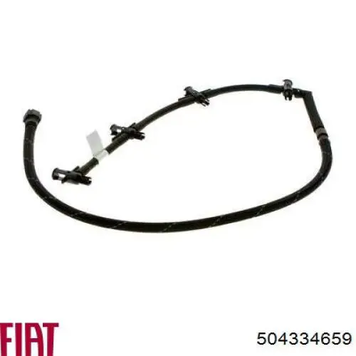 Купити 504334659 Iveco Трубка паливна, зворотня від форсунок