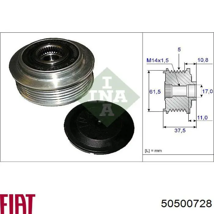 1042102780 Fiat/Alfa/Lancia Авто генератор