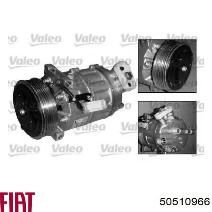 Компресор системи кондиціювання Fiat/Alfa/Lancia 50510966 ціна, від 257.50 USD