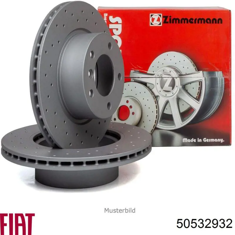50532932 Fiat/Alfa/Lancia Гальмо дискове переднє