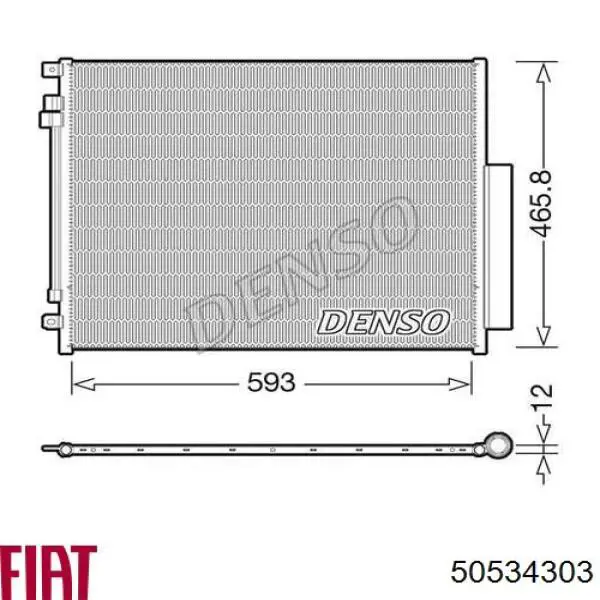 Конденсатор кондиціонера Denso DCN01005 ціна, від 151.15 USD