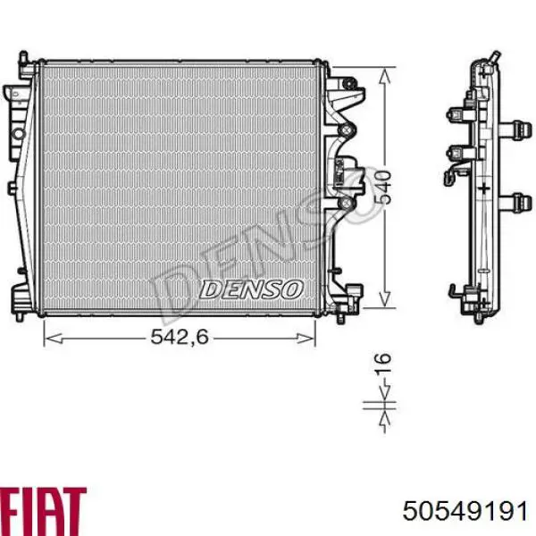 Радіатор основний Denso DRM01004 ціна, від 208.49 USD