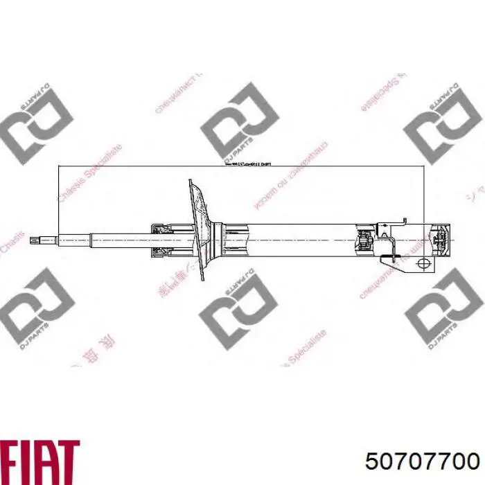 Амортизатор передній 50707700 Fiat/Alfa/Lancia