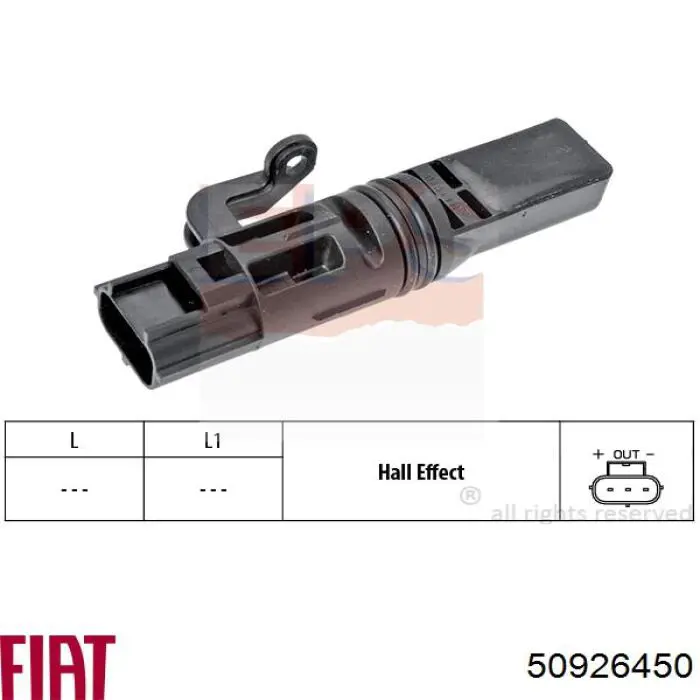 50926450 Fiat/Alfa/Lancia Покажчик температури охолоджуючої рідини