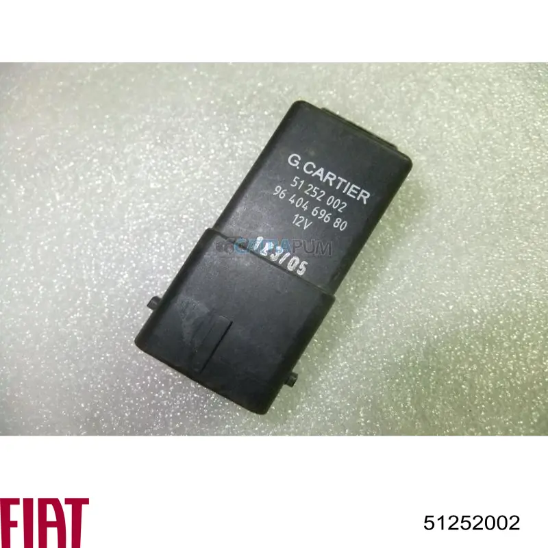 Реле свічок накалу 51252002 Fiat/Alfa/Lancia