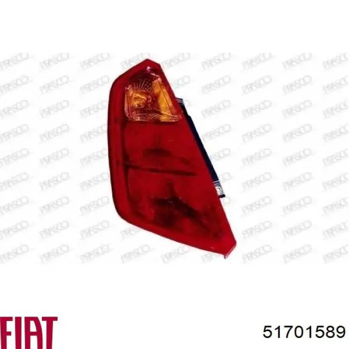 Ліхтар задній лівий Fiat/Alfa/Lancia 51701589 ціна, від 26.95 USD