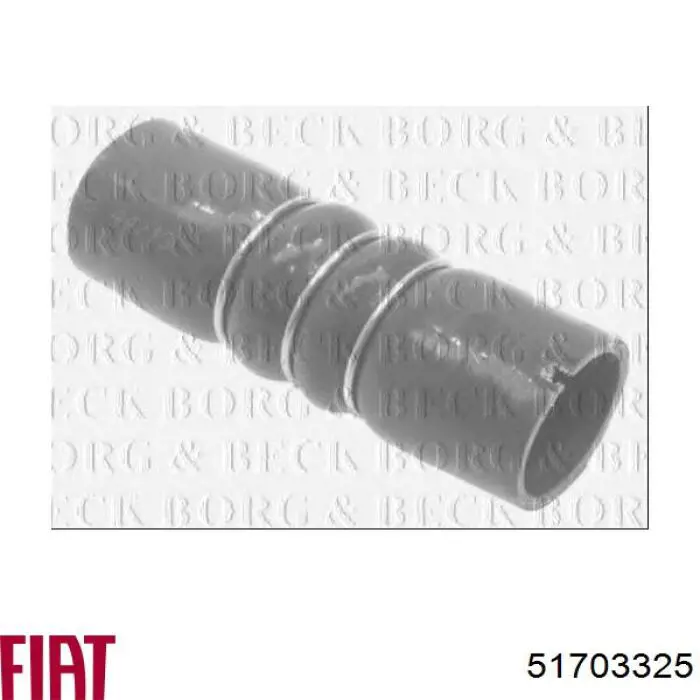 Шланг/патрубок интеркуллера 51703325 Fiat/Alfa/Lancia