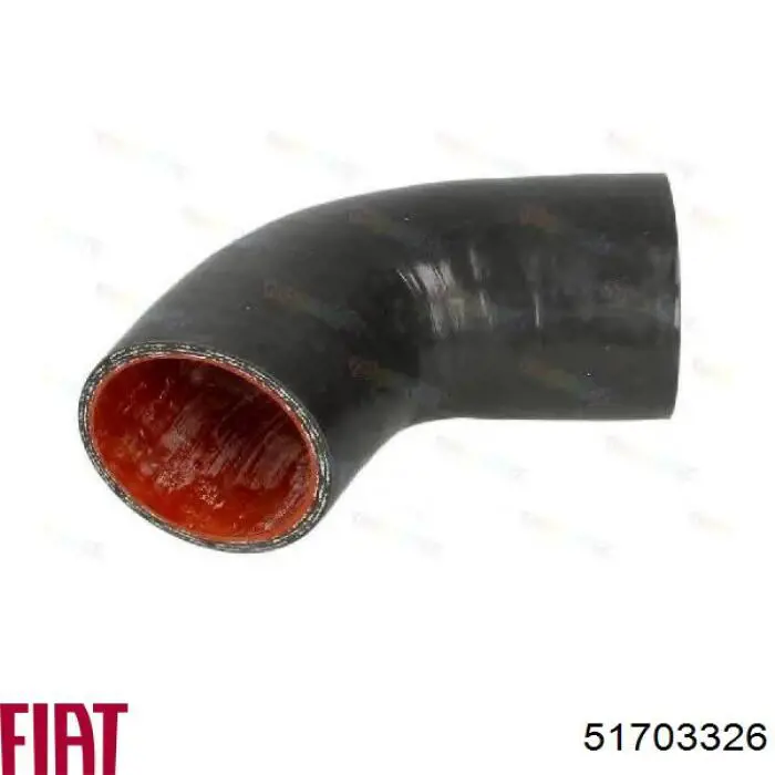 Шланг/патрубок интеркуллера 51703326 Fiat/Alfa/Lancia