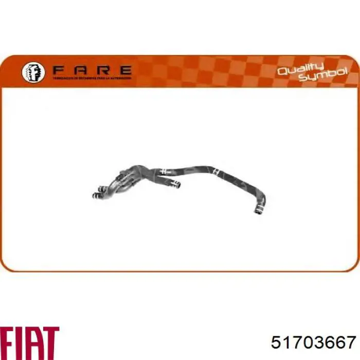 Купити 51703667 Fiat/Alfa/Lancia Патрубок грубки