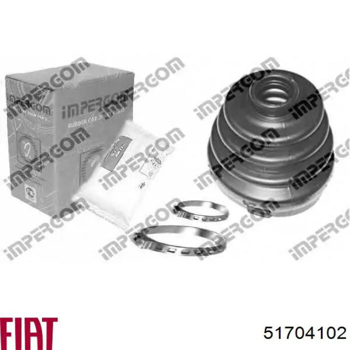 51704102 Fiat/Alfa/Lancia Пильник ШРУСа зовнішній, передній піввісі