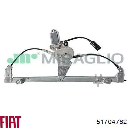 Механізм склопідіймача дверей передніх, правих Fiat/Alfa/Lancia 51704762 ціна, від 46.50 USD