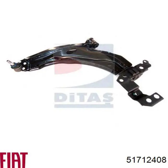 Важіль передній лівий Fiat/Alfa/Lancia 51712408 ціна, від 40.45 USD