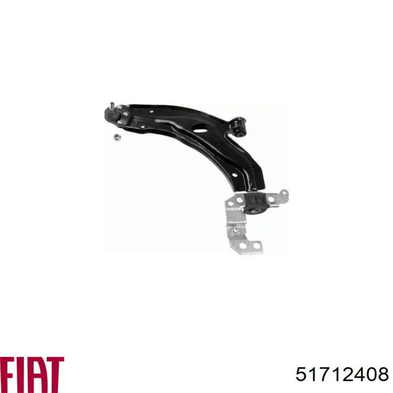 Купити 51712408 Fiat/Alfa/Lancia Лівий важіль передній нижній підвіски
