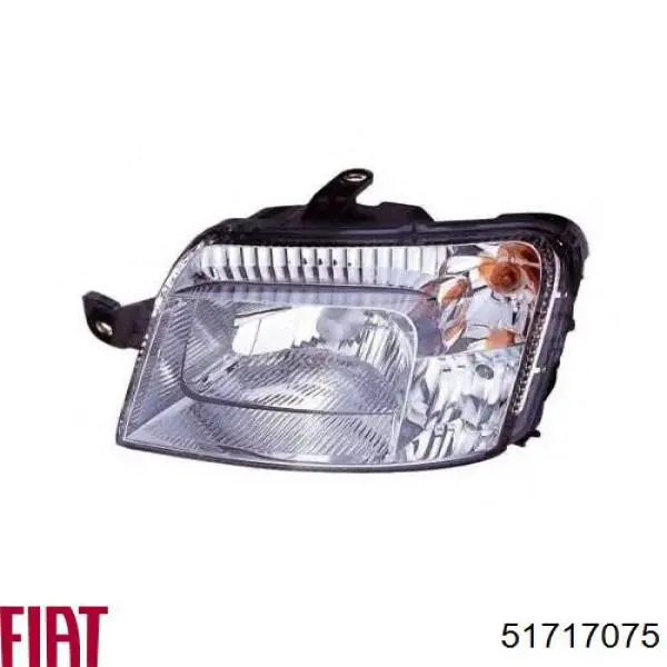 Фара правая Fiat/Alfa/Lancia 51717075 ціна, від 78.57 USD
