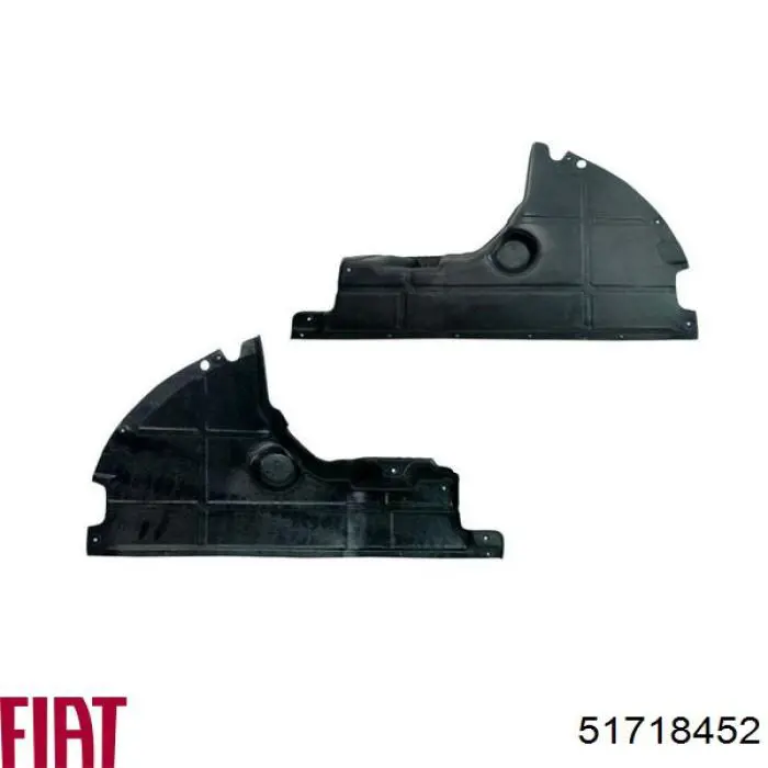 Захист моторного відсіку Fiat/Alfa/Lancia 51718452 ціна, від 28.57 USD