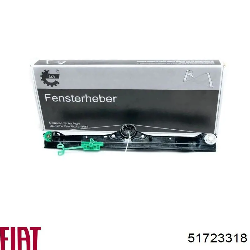 Склопідйомник з електродвигуном Fiat/Alfa/Lancia 51723318 ціна, від 42.88 USD