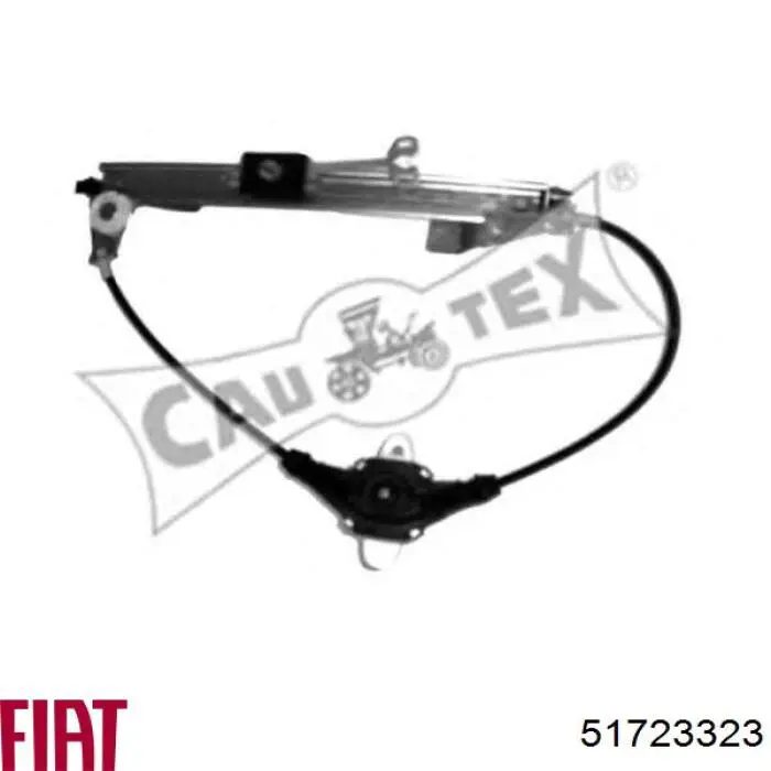 Механізм склопідйомника двері задньої, правої Fiat/Alfa/Lancia 51723323 ціна, від 22.83 USD