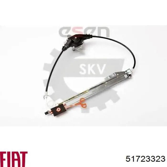 Купити 51723323 Fiat/Alfa/Lancia Механізм склопідіймача двері задньої, правої