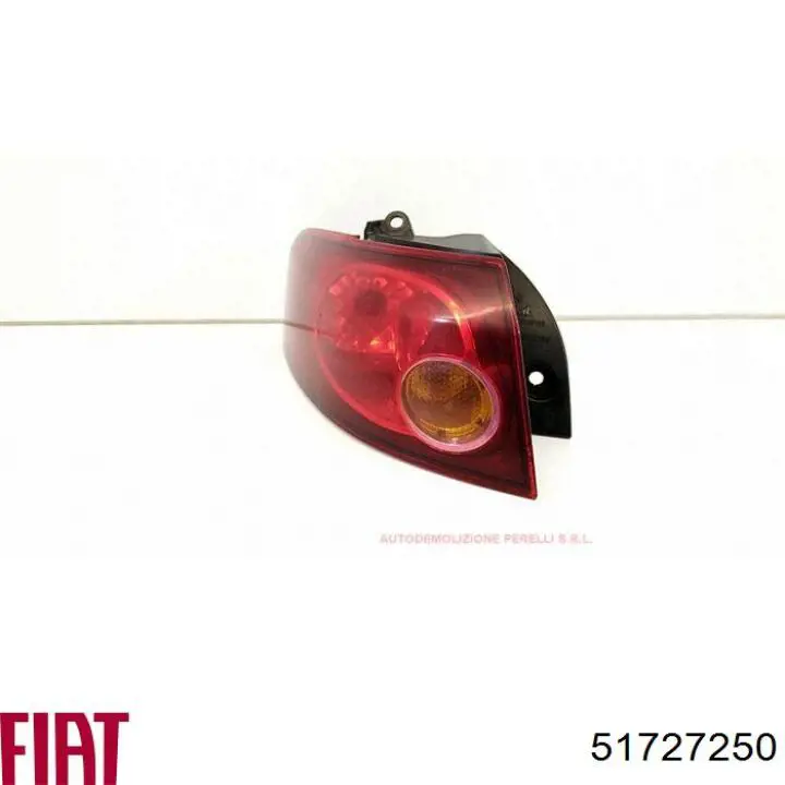 51727250 Market (OEM) ліхтар задній лівий, зовнішній