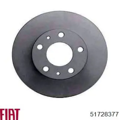 Диск переднього гальма Fiat/Alfa/Lancia 51728377 ціна, від 41.17 USD