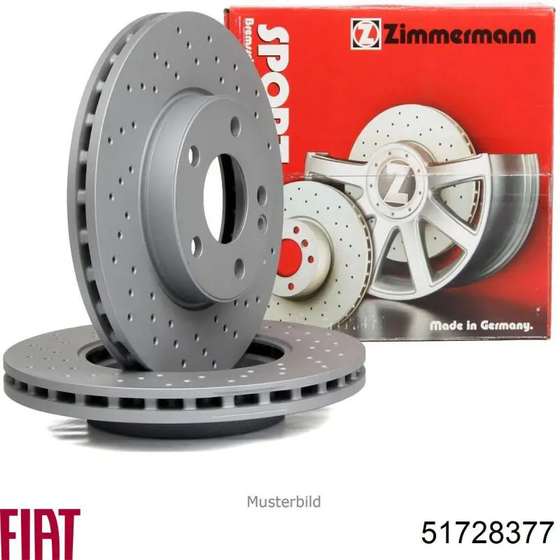 Диск переднього гальма Fiat/Alfa/Lancia 51728377 ціна, від 41.17 USD