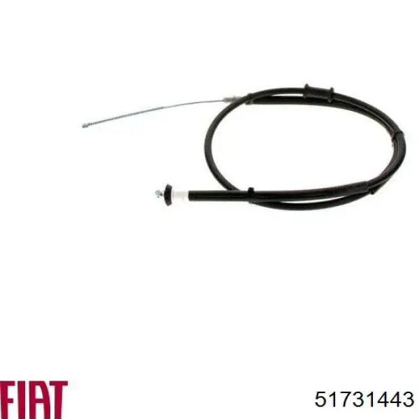 Купити 51731443 Fiat/Alfa/Lancia Трос ручного гальма задній, правий/лівий