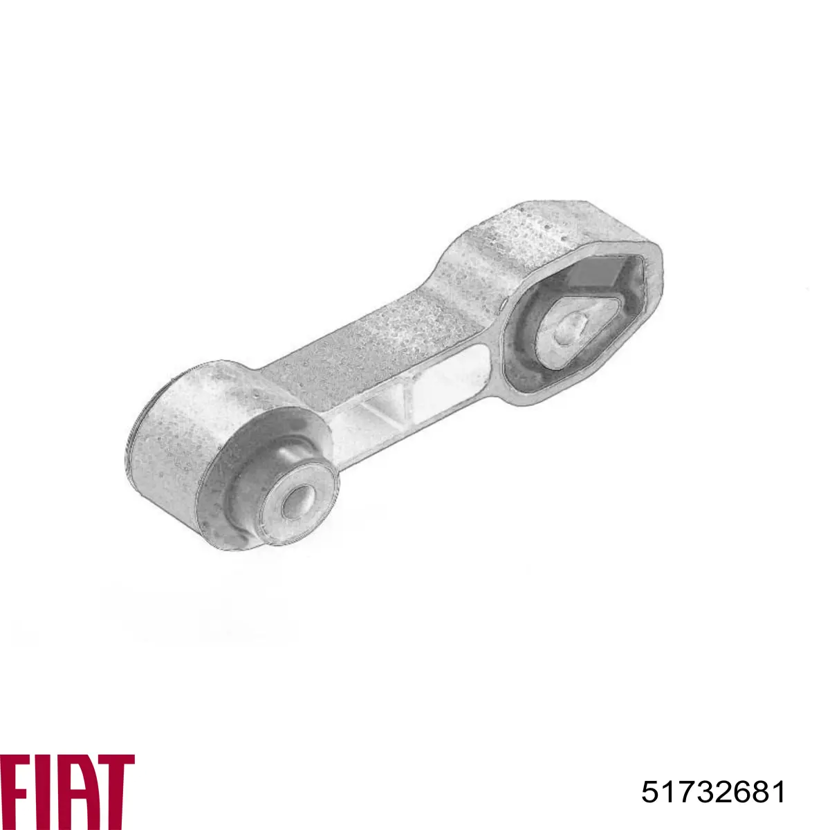 Подушка двигуна задня 51732681 Fiat/Alfa/Lancia