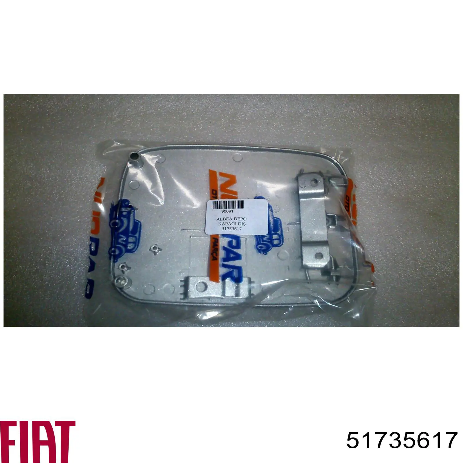 51735617 Fiat/Alfa/Lancia Дверцята бензобака