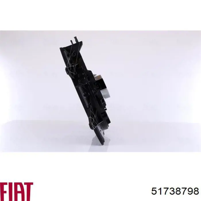 Купити 51738798 Fiat/Alfa/Lancia Дифузор радіатора охолодження, в зборі з двигуном і крильчаткою
