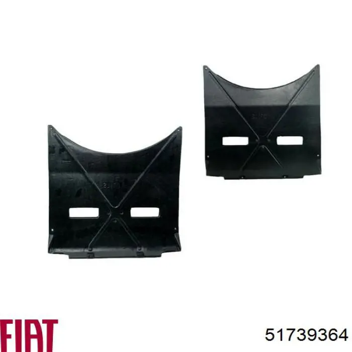 Захист моторного відсіку Fiat/Alfa/Lancia 51739364 ціна, від 27.45 USD