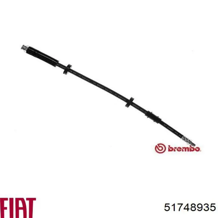 51748935 Fiat/Alfa/Lancia Гнучка гальмівна трубка передня