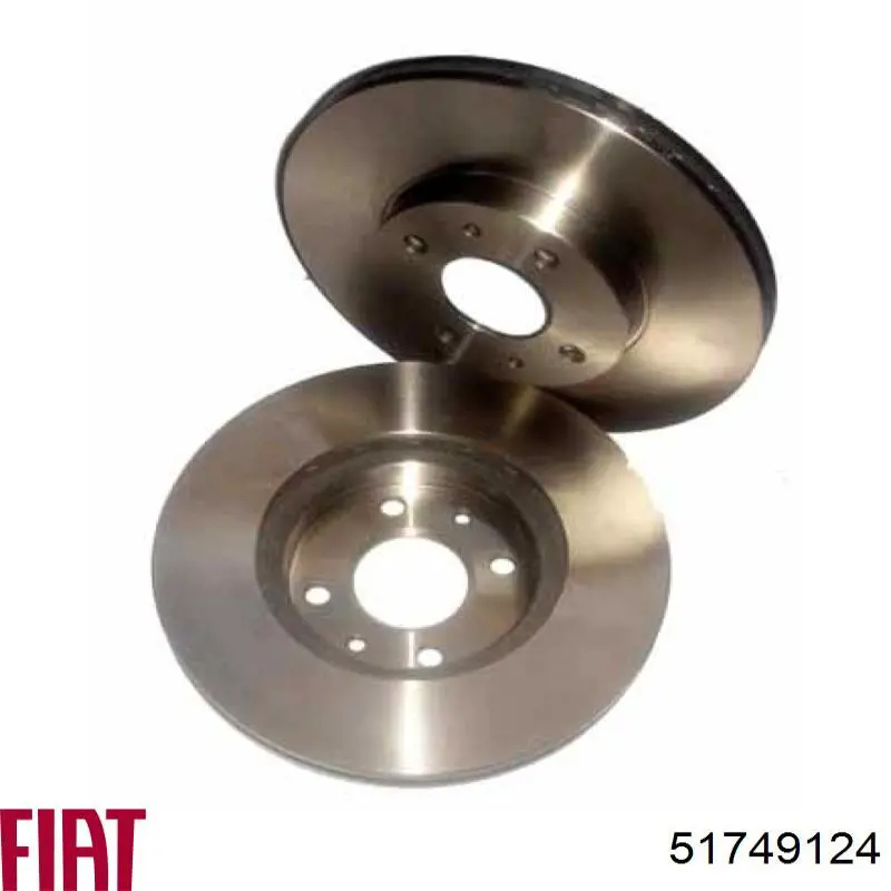 Диск переднього гальма Fiat/Alfa/Lancia 51749124 ціна, від 26.32 USD
