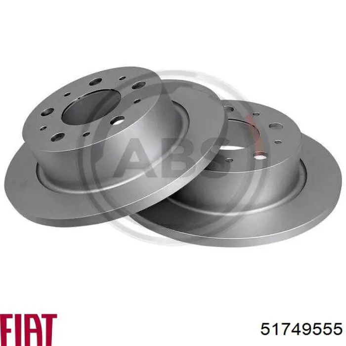 Купити 51749555 Fiat/Alfa/Lancia Диск заднього гальма