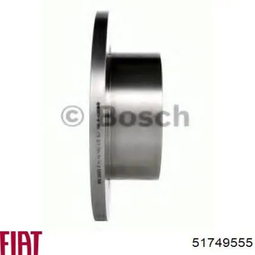 Задні дискові гальма Fiat/Alfa/Lancia 51749555 ціна, від 44.51 USD