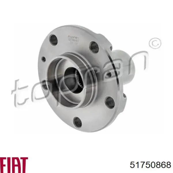Маточина колеса передня Fiat/Alfa/Lancia 51750868 ціна, від 33.21 USD
