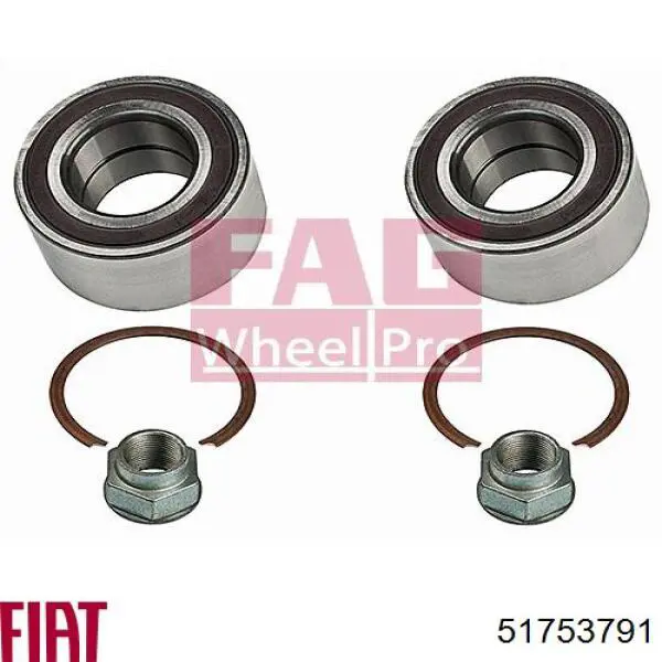 Підшипник ступиці 51753791 Fiat/Alfa/Lancia
