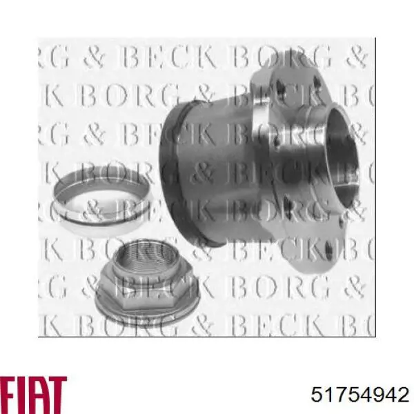 Купити 51754942 Fiat/Alfa/Lancia Підшипник ступиці колеса