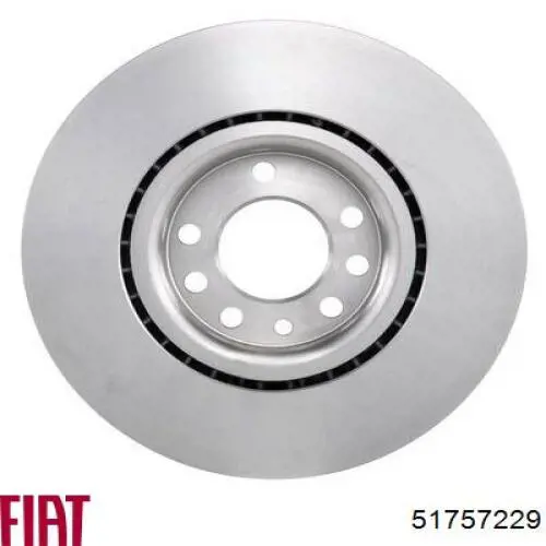 Диск переднього гальма Fiat/Alfa/Lancia 51757229 ціна, від 48.36 USD