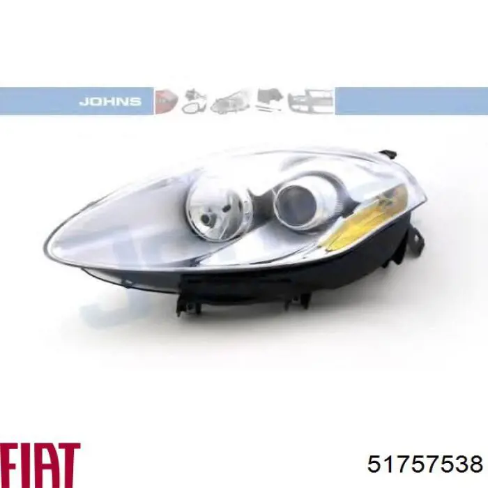 Фари Fiat/Alfa/Lancia 51757538 ціна, від 128.60 USD