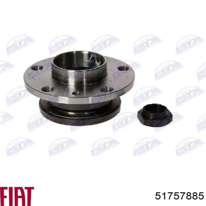 Маточини задніх коліс Fiat/Alfa/Lancia 51757885 ціна, від 47.36 USD