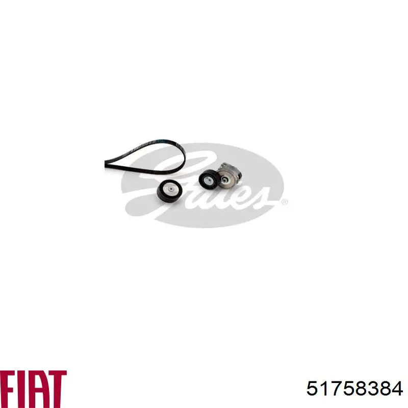 Ролик приводного ременя, паразитний 51758384 Fiat/Alfa/Lancia