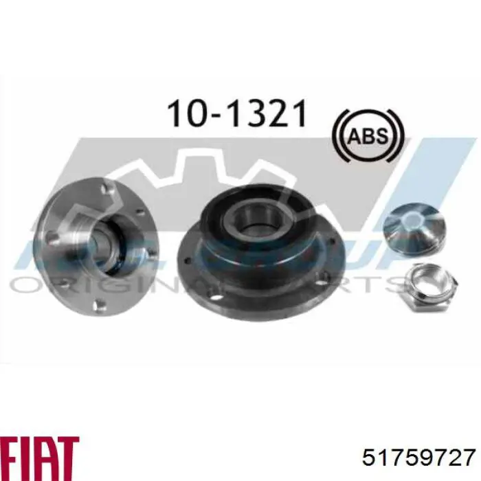 Купити 51759727 Fiat/Alfa/Lancia Підшипник ступиці колеса