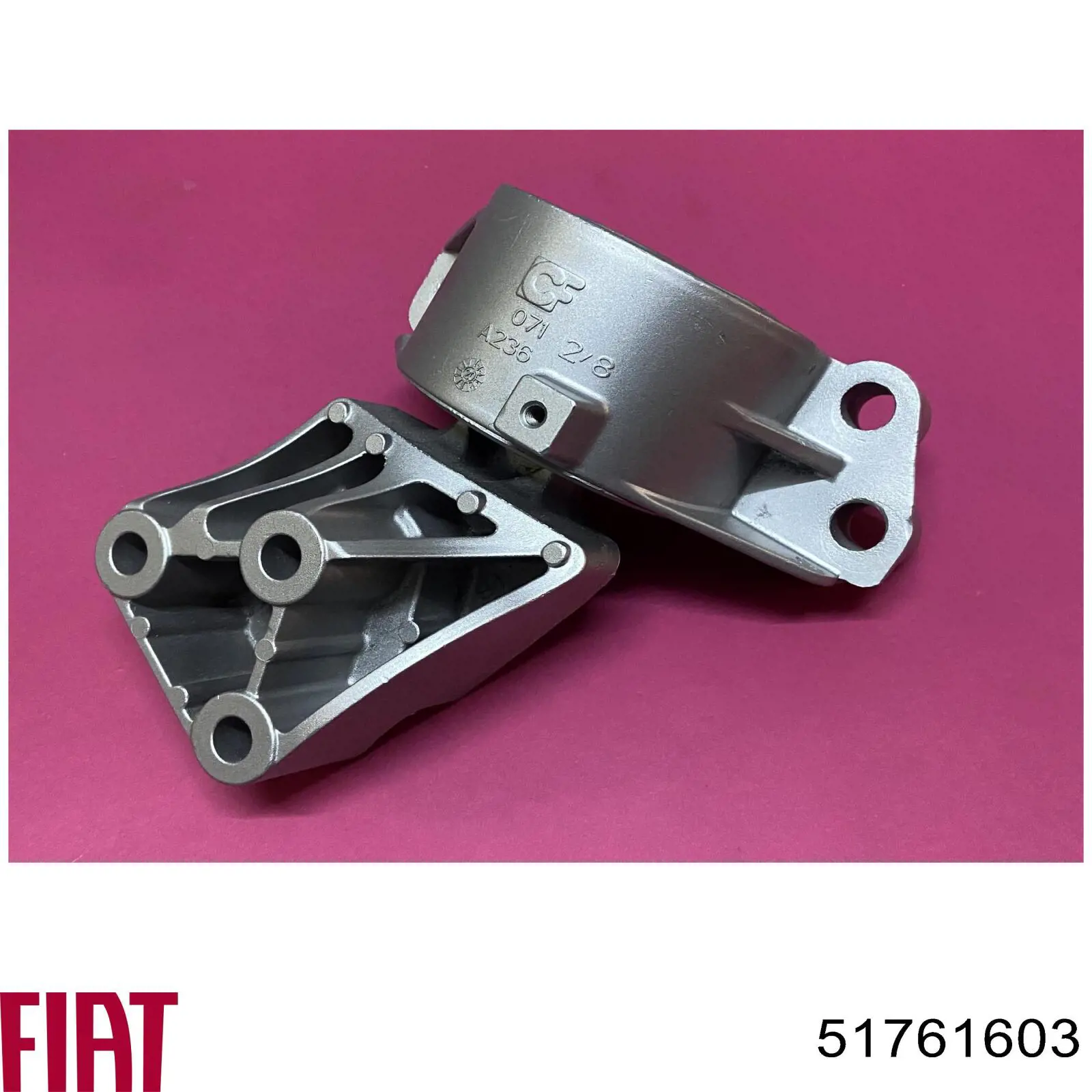 Подушка (опора) двигуна, права 51761603 Fiat/Alfa/Lancia