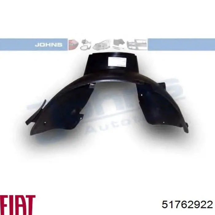 Подкрильнікі переднього крила, правий Fiat/Alfa/Lancia 51762922 ціна, від 9.09 USD