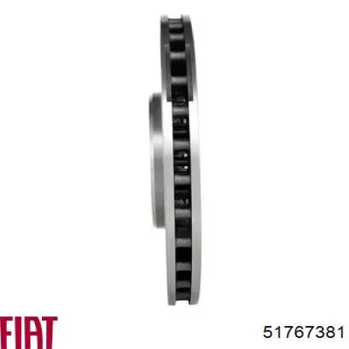 Гальмівні диски передні 51767381 Fiat/Alfa/Lancia