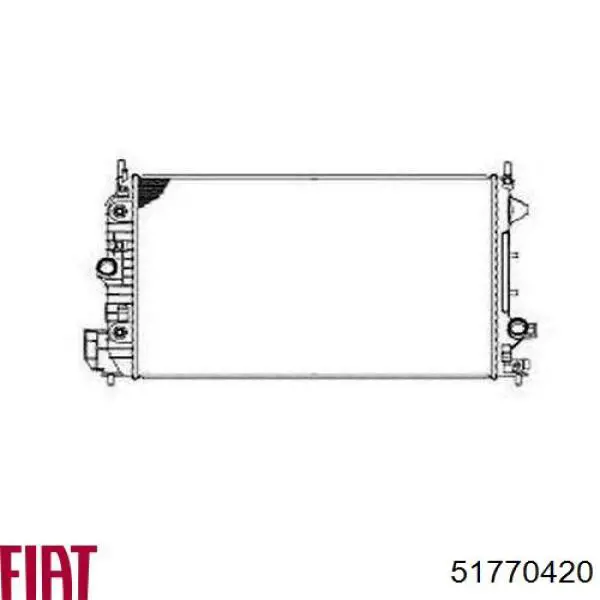 Радіатор основний Fiat/Alfa/Lancia 51770420 ціна, від 109.27 USD
