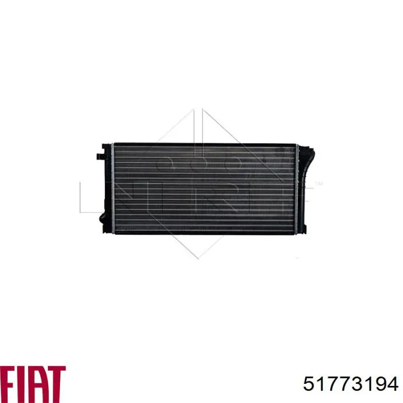 51773194 Fiat/Alfa/Lancia радіатор охолодження двигуна