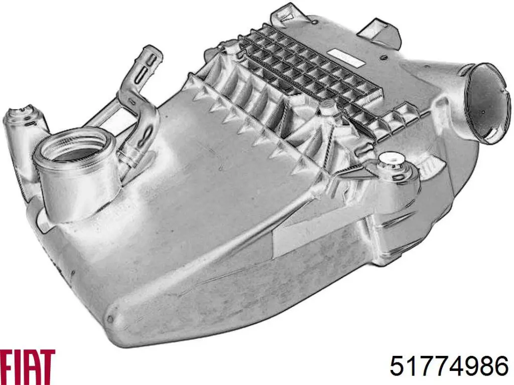 Корпус повітряного фільтра Fiat/Alfa/Lancia 51774986 ціна, від 59.06 USD