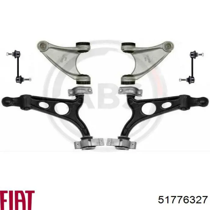 51776327 Fiat/Alfa/Lancia Важіль передньої підвіски верхній, лівий