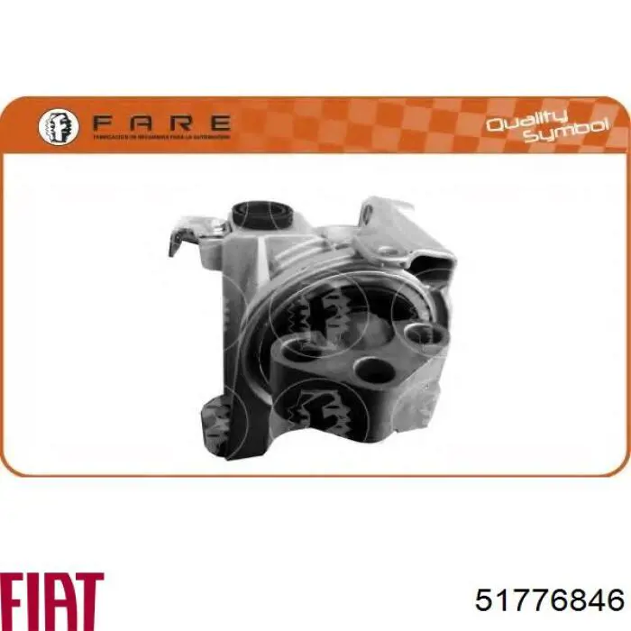 51776846 Fiat/Alfa/Lancia подушка (опора двигуна, права передня)
